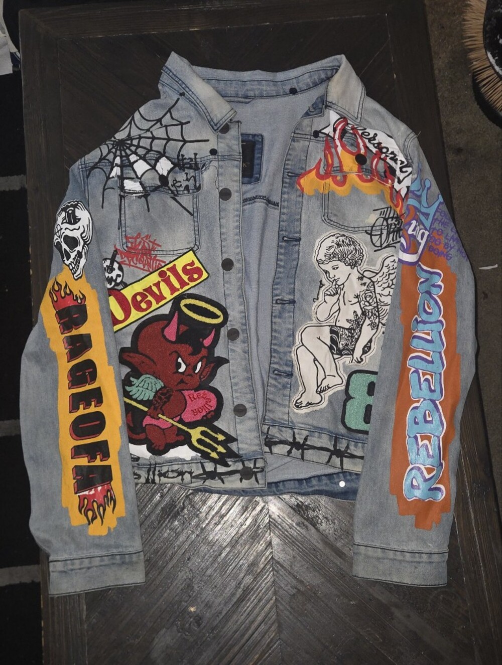 Men's Light Blue Denim Jean Jacket
